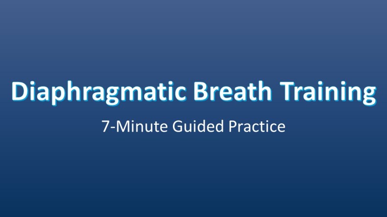 Diaphramatic Breath